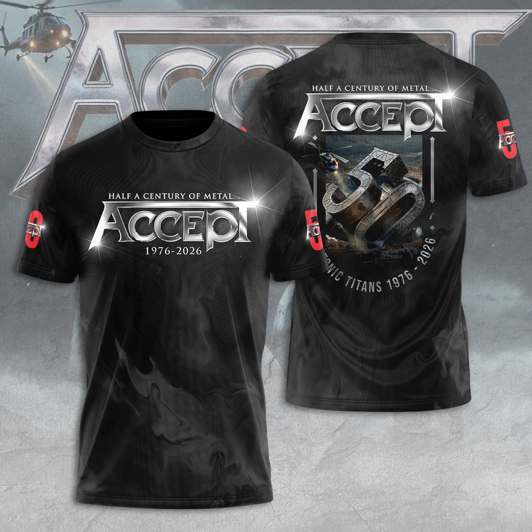 Accept 50th Anniversary Tour 2026 3D Apparel – TANTN23421