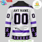 Hockey Jersey Adirondack Thunder Fight Cancer 2026