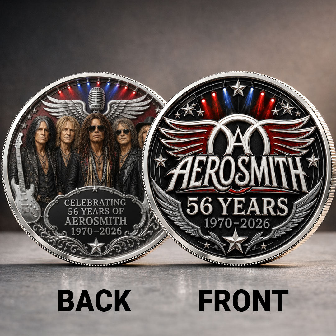 Aerosmith 56 Years Anniversary Commemorative Coin – TANTN24545