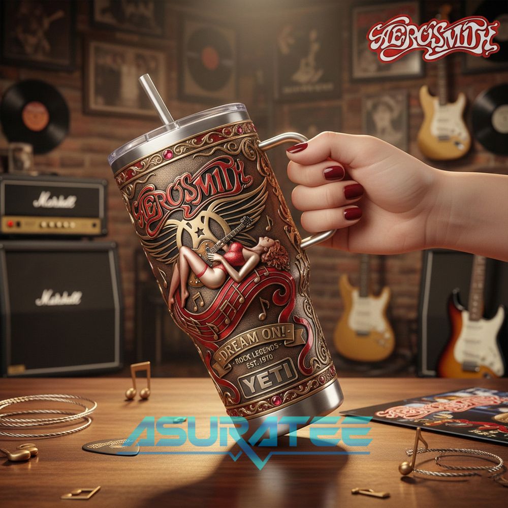 Aerosmith Dream On Limited Edition YETI Tumbler