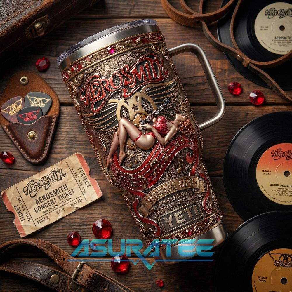 Aerosmith Dream On Limited Edition YETI Tumbler