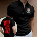Aerosmith x RUN DMC Walk This Way Zip Polo Shirt – TANTN25351