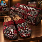 Alabama Crimson Tide EST.1982 Suede Clogs