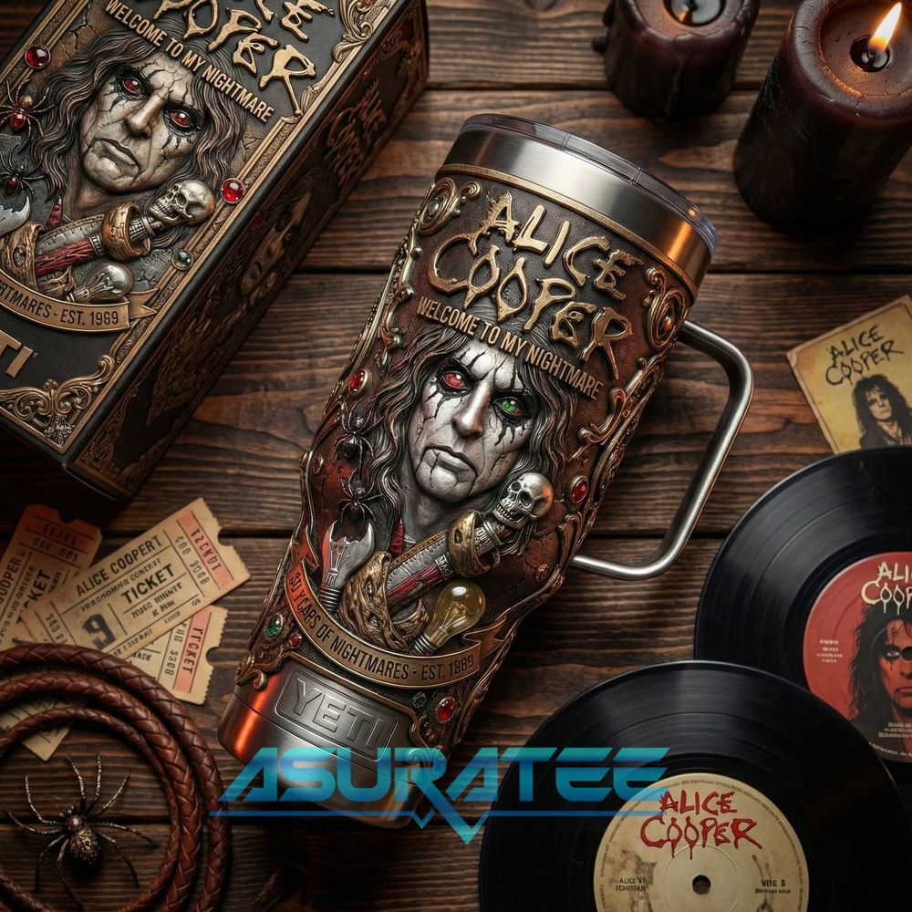 Alice Cooper 60 Years of Nightmares YETI Tumbler
