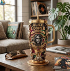 Alice Cooper Shock Rock Legend 40oz Tumbler With Handle