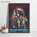Alice Cooper Too Close For Comfort Tour 2024 Wall Art Poster Canvas
