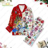 Alice In Wonderland Christmas Pajamas Set for Family and Friends