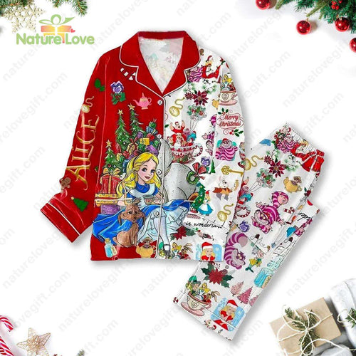 Alice In Wonderland Christmas Pajamas Set for Family and Friends