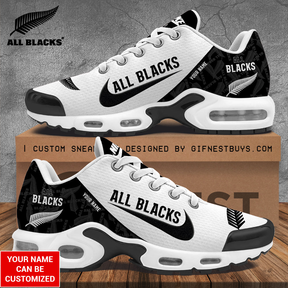 Personalized All Blacks Air Max Shoes – TANTN 7633