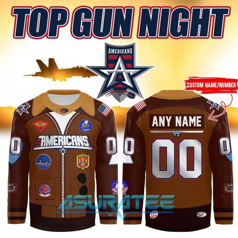 Allen Americans 2026 Top Gun Night Limited Edition Hockey Jersey