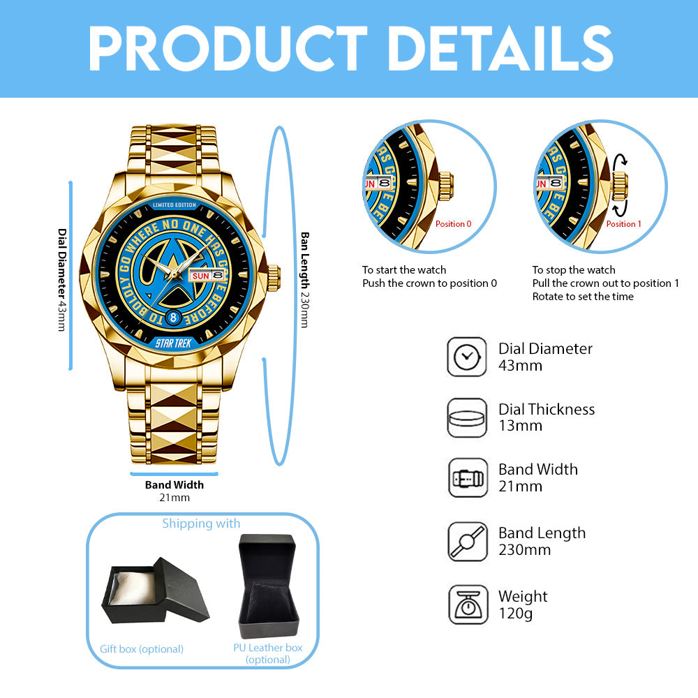 Star Trek Alloy Luxury Quartz Watch – TMTHU1067