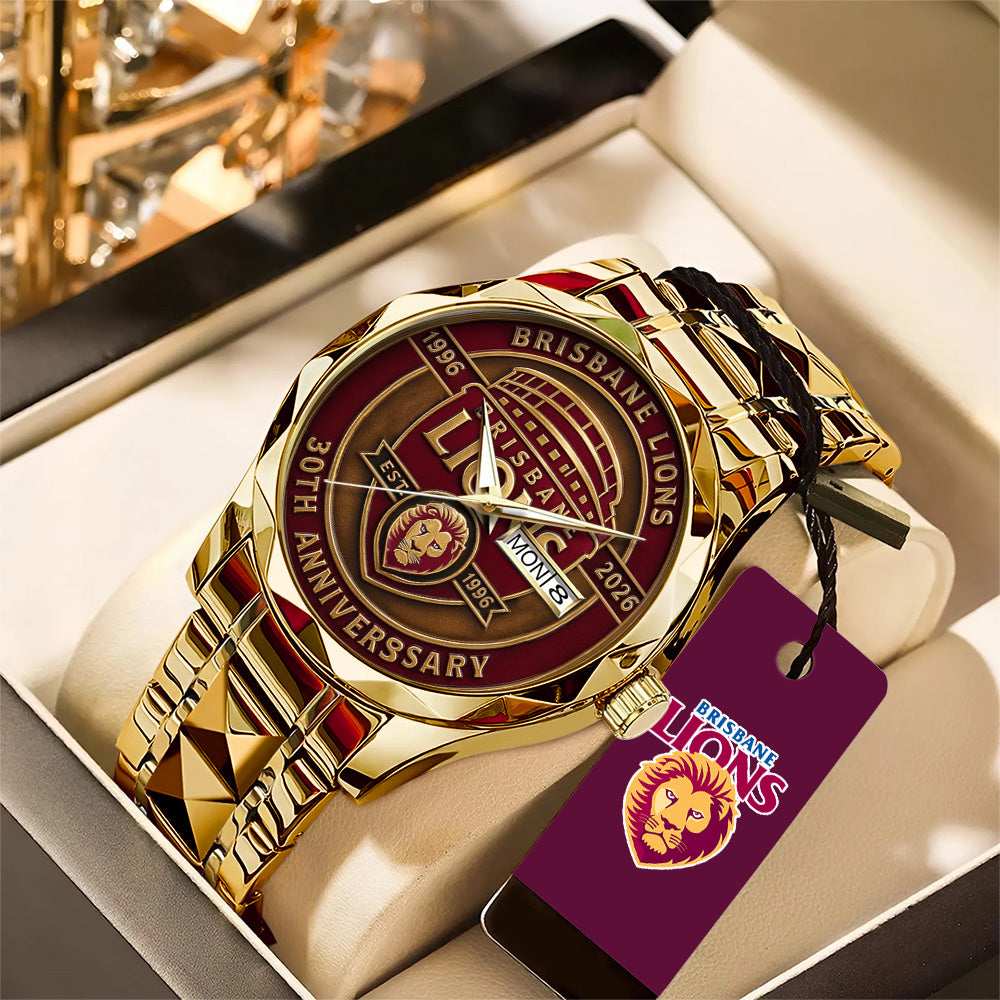 Brisbane Lions Alloy Luxury Quartz Watch – TMTHU1198
