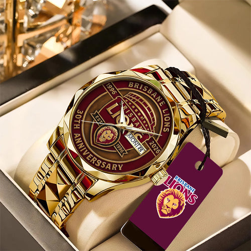 Brisbane Lions Alloy Luxury Quartz Watch – TMTHU1198