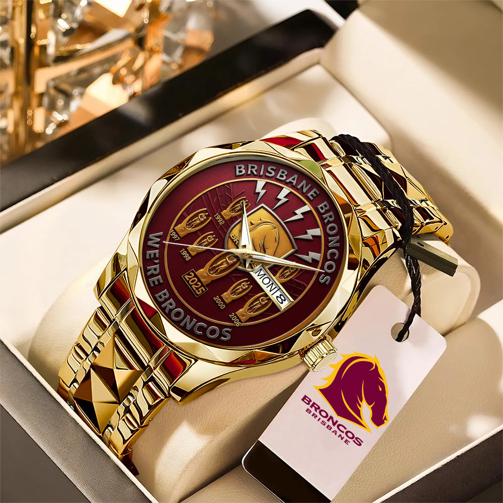 Brisbane Broncos Alloy Luxury Quartz Watch – TMTHU1289