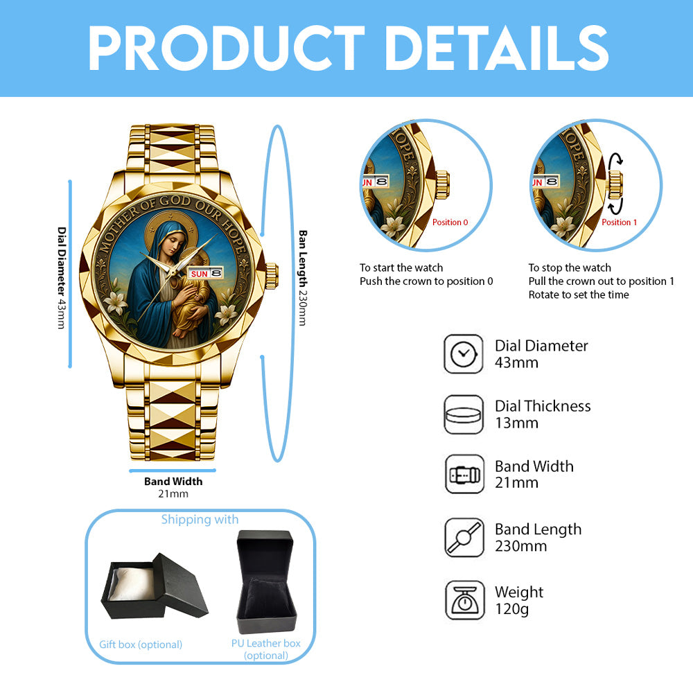 Maria Alloy Luxury Quartz Watch – TMTHU 290