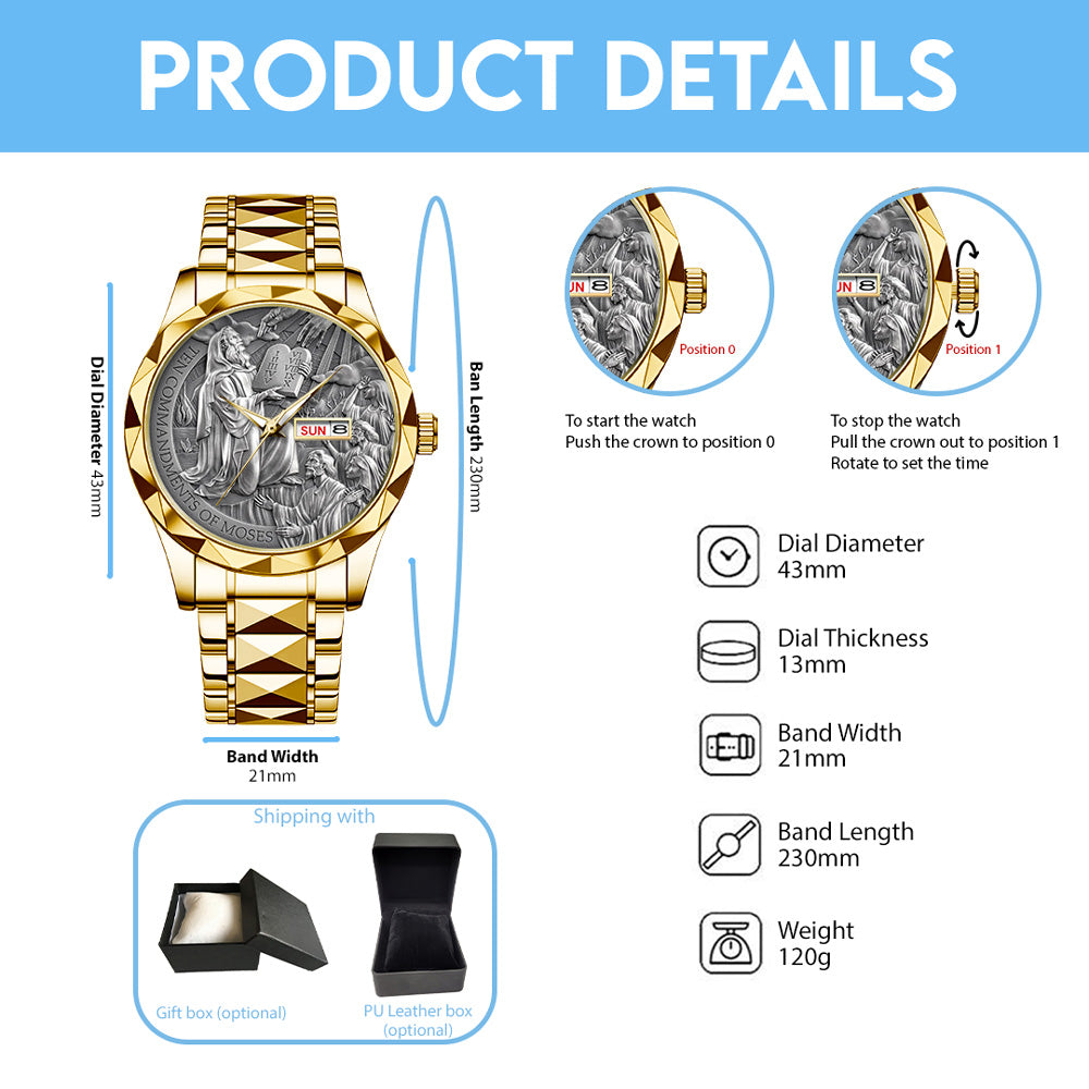 Christian Alloy Luxury Quartz Watch – TMTHU 341