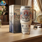 America 250th Anniversary Freedom 1775-2026 Celebration Tumbler With Handle