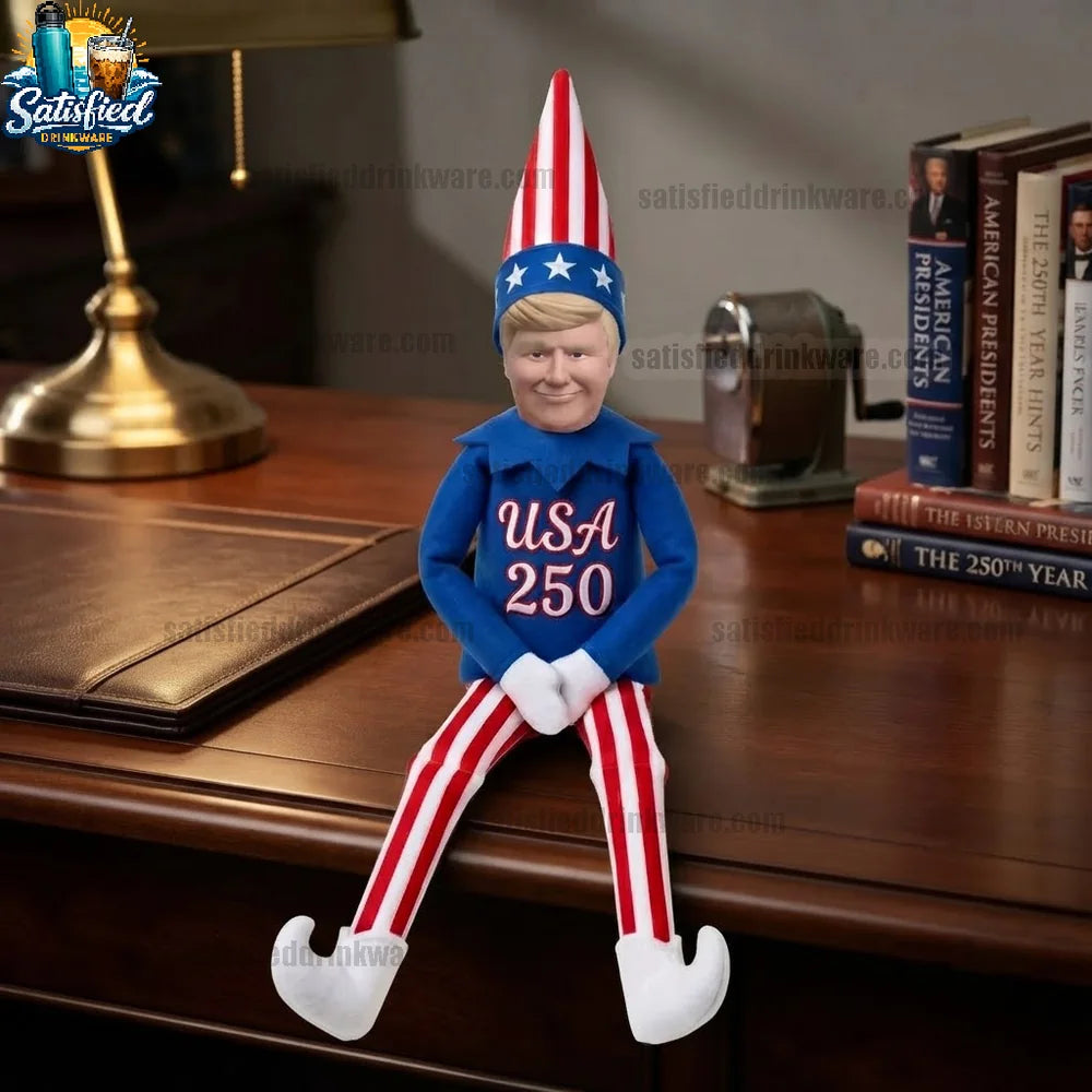 America 250th Trump Car Dashboard Ornament
