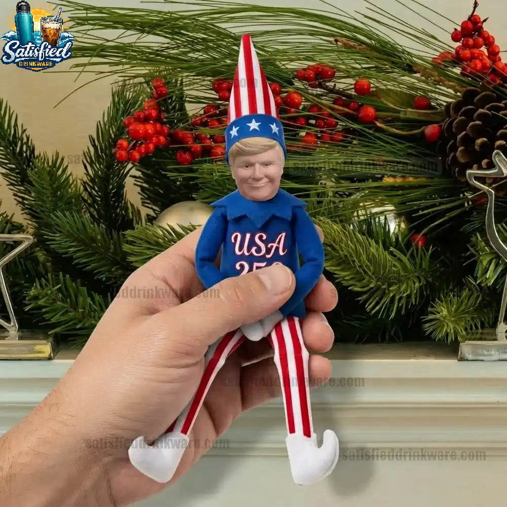 America 250th Trump Car Dashboard Ornament