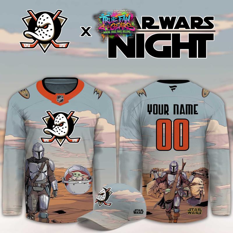 Anaheim Ducks Star Wars Night 2026 Limited Personalized Hockey Jersey