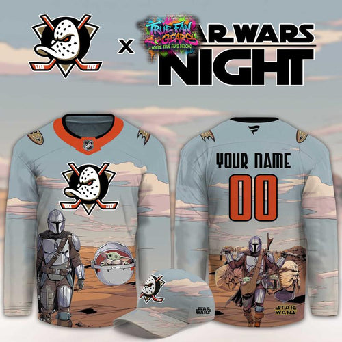 Anaheim Ducks Star Wars Night 2026 Limited Personalized Hockey Jersey