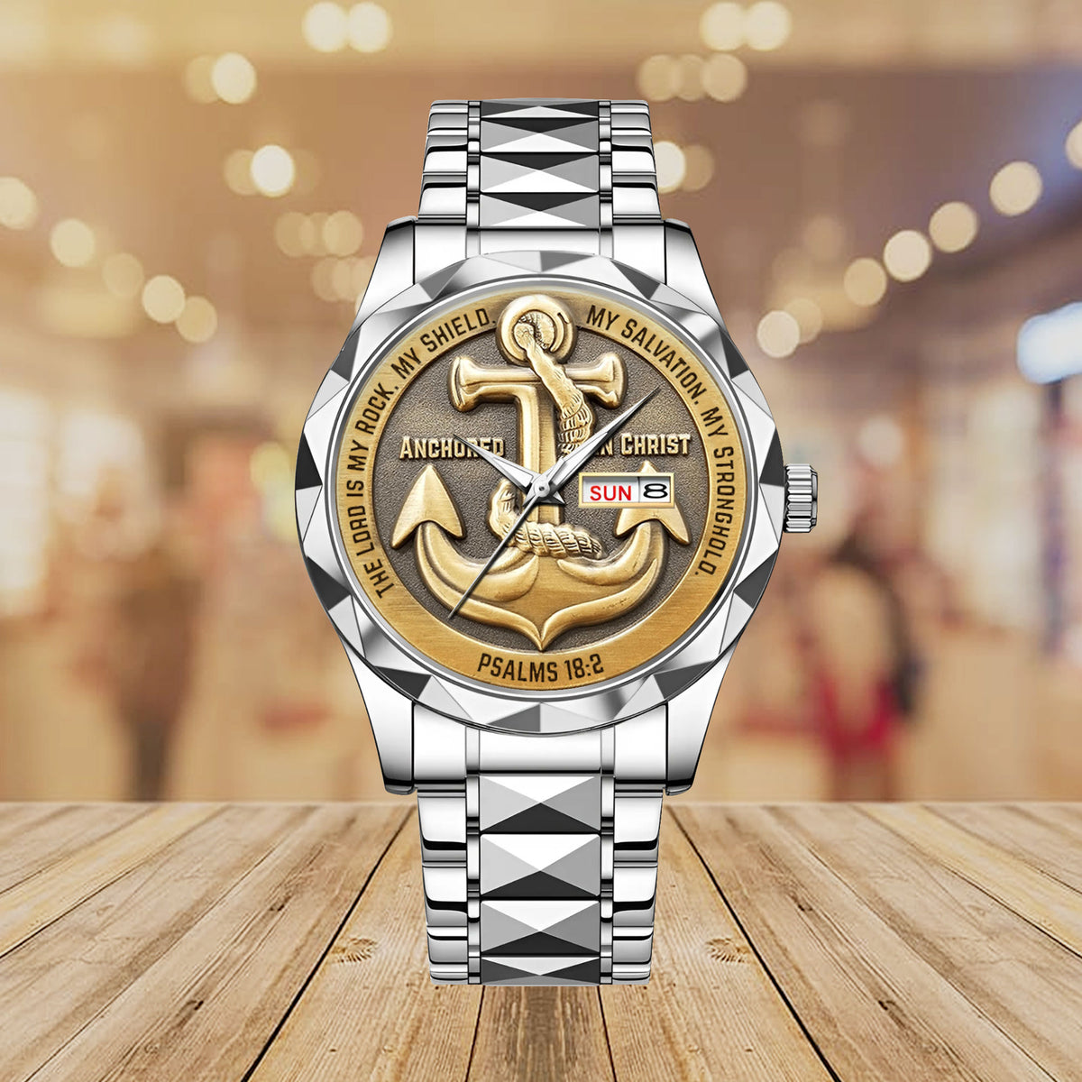 Anchored in Christ Alloy Luxury Quartz Watch – MAITM 12489