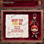 Angus Young Emotional Support Keychain
