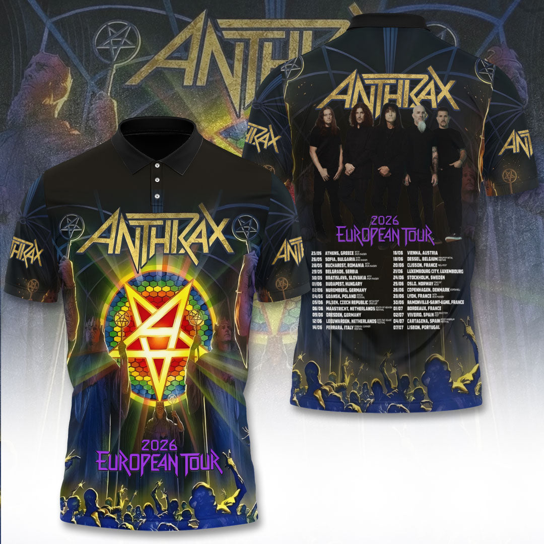Anthrax Tour 2026 3D Apparel – TANTN23511