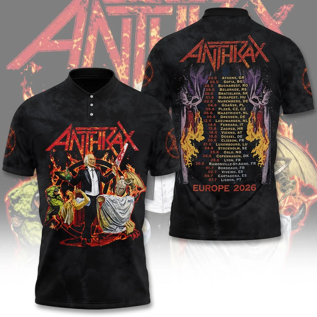 Anthrax Tour 2026 3D Apparel – TANTN25434