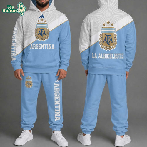 Argentina FIFA World Cup 2026 Special “La Albiceleste” Hoodie Jogger Set