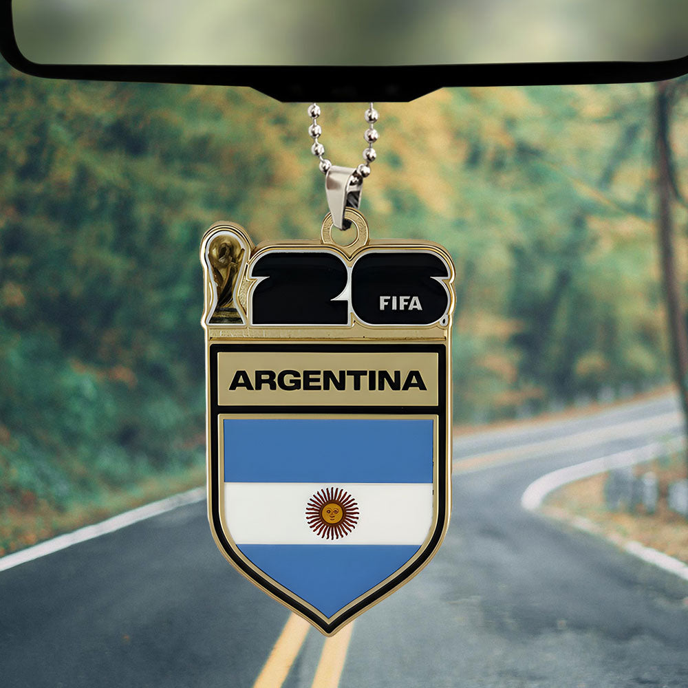 Argentina National Football Team 2026 World Cup Custom shape 2-sided Acrylic Car Ornament – TANTN20835