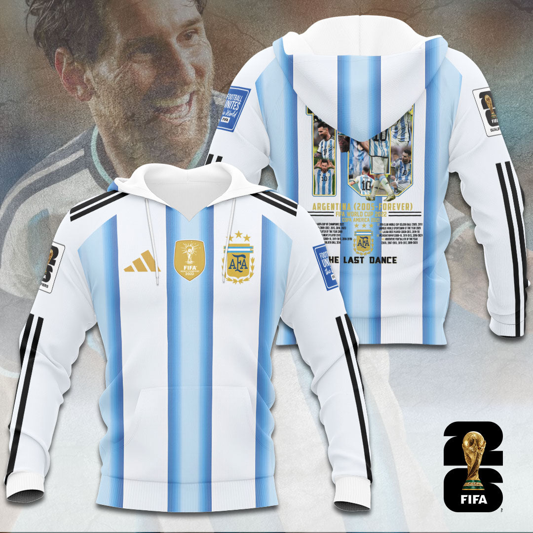 Argentina National Football Team x Lionel Messi 3D Apparel – TANTN21992