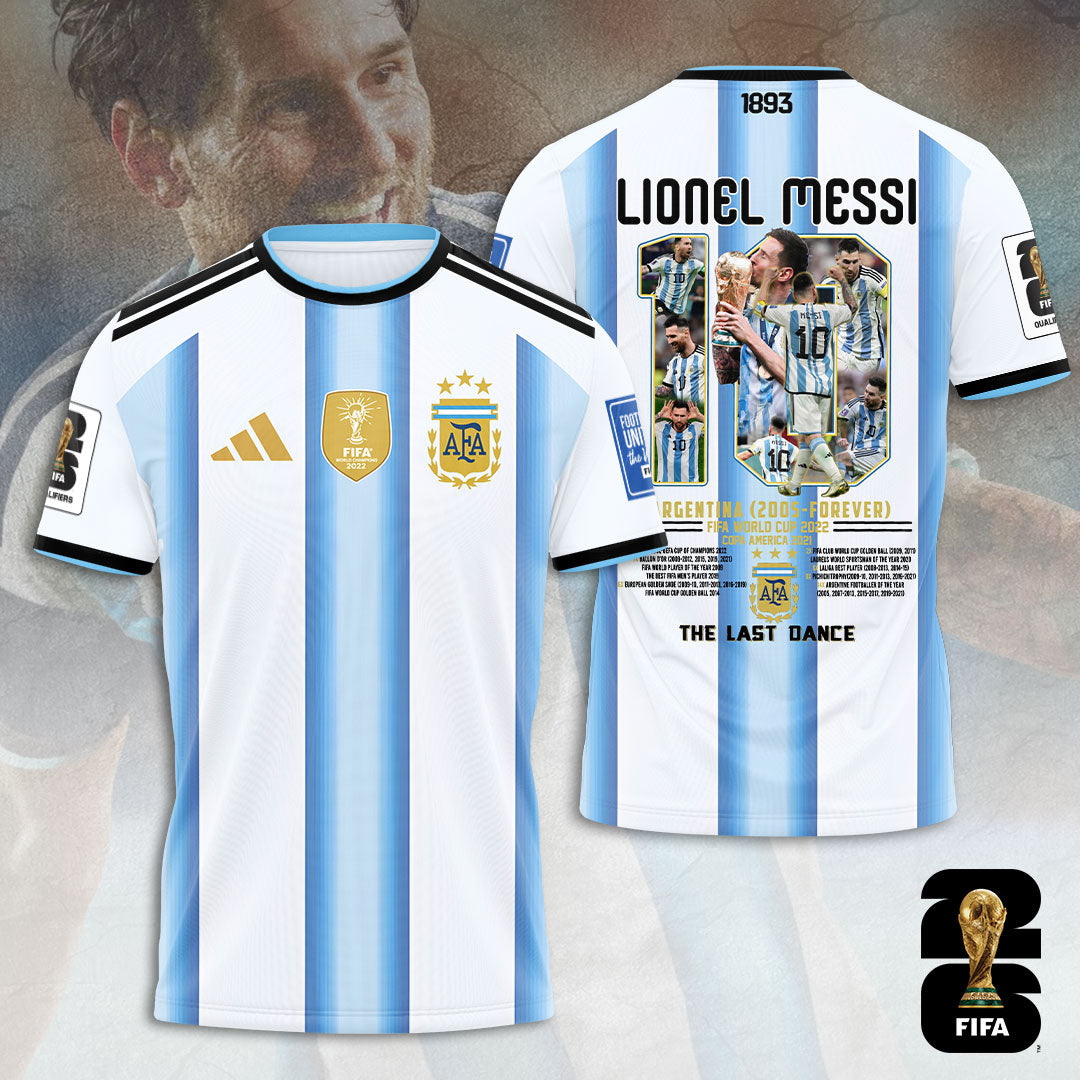 Argentina National Football Team x Lionel Messi 3D Apparel – TANTN21992