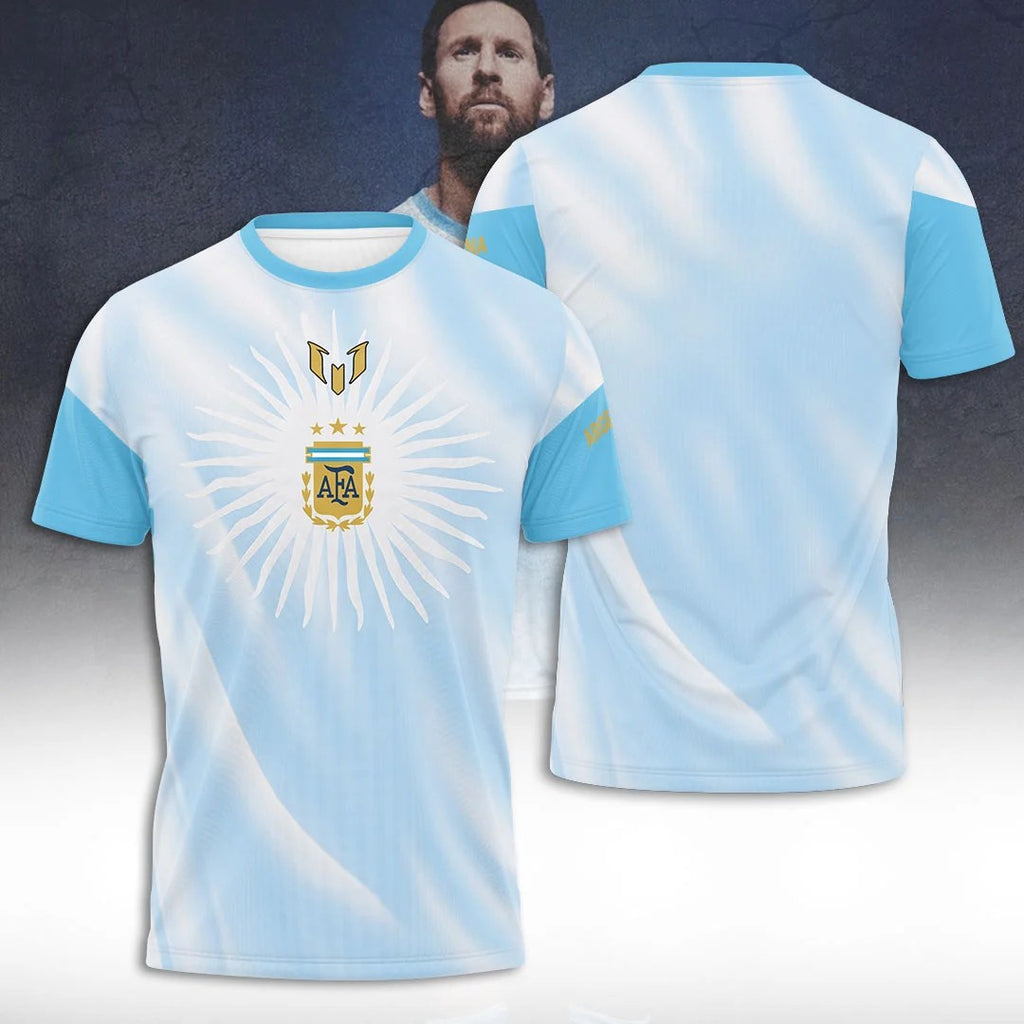 Argentina National Football Team x Lionel Messi Farewell Pre-Match 3D Apparel – TANTN25785