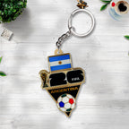 Argentina National Football Team 2026 World Cup Custom Shape 2-sided Keychain – TANTN20838