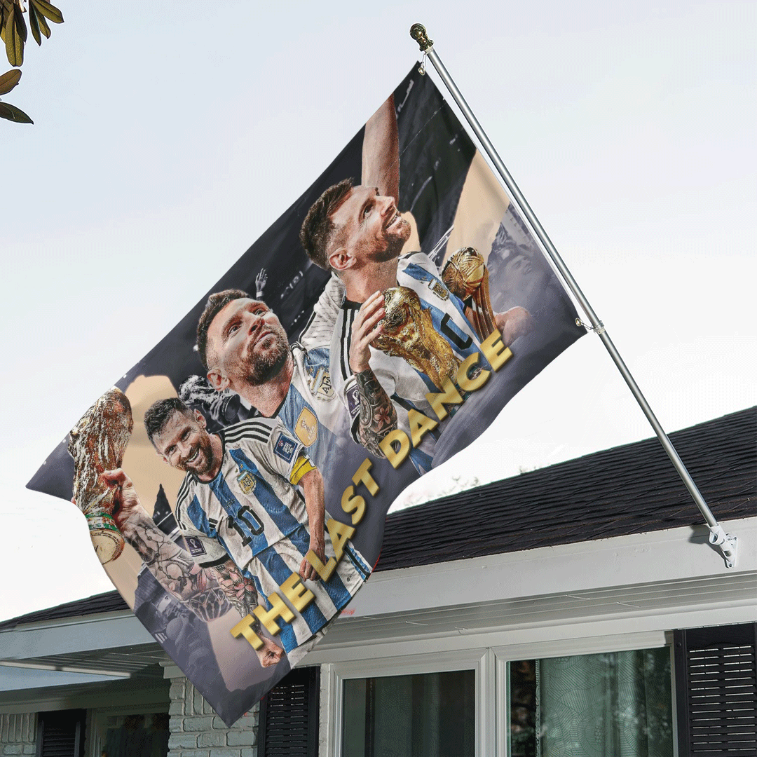 Argentina National Football Team x Lionel Messi 3D Double-side House Flag – TANTN21990
