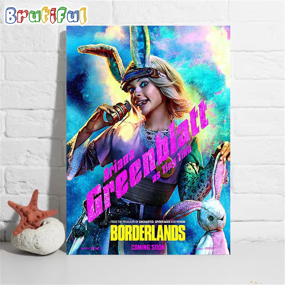 Ariana Greenblatt as Tiny Tina in Borderlands Official Poster Wall Decor Poster Canvas