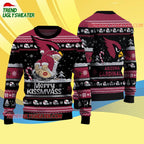 Arizona Cardinals Merrykissmyass Funny Santa Claus Christmas Ugly Sweater