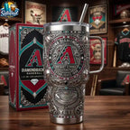Arizona Diamondbacks 40oz With Handle Yeti Tumbler