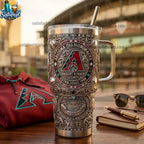Arizona Diamondbacks 40oz With Handle Yeti Tumbler