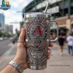 Arizona Diamondbacks 40oz With Handle Yeti Tumbler