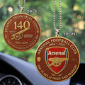 Arsenal FC 140 Years Custom shape 2-sided Acrylic Car Ornament – MAITM13589