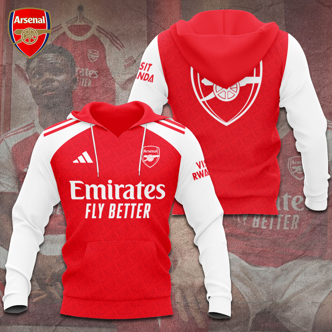 Arsenal FC 140th Anniversary 2026 3D Apparel – TANTN17874