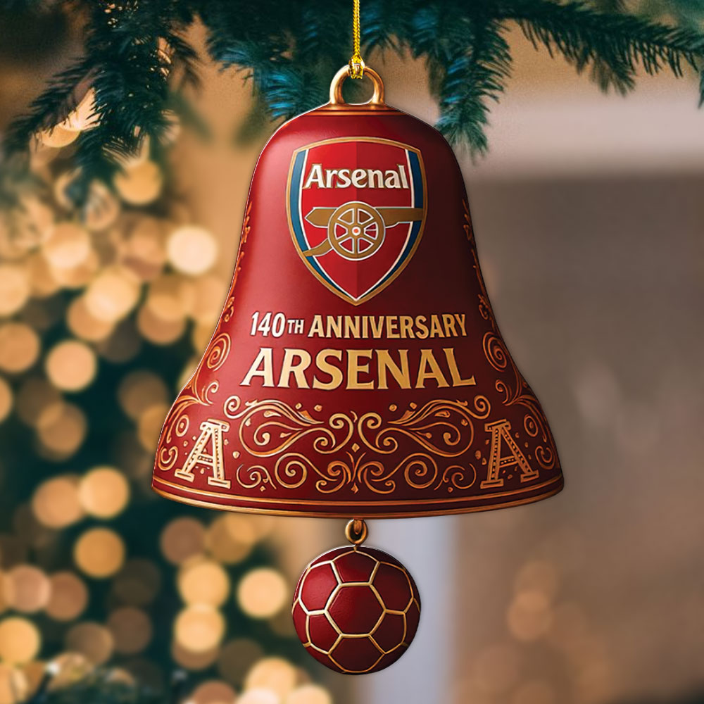 Arsenal FC 140th Anniversary Custom Shape 2-sided Acrylic Ornament – MAITM13970