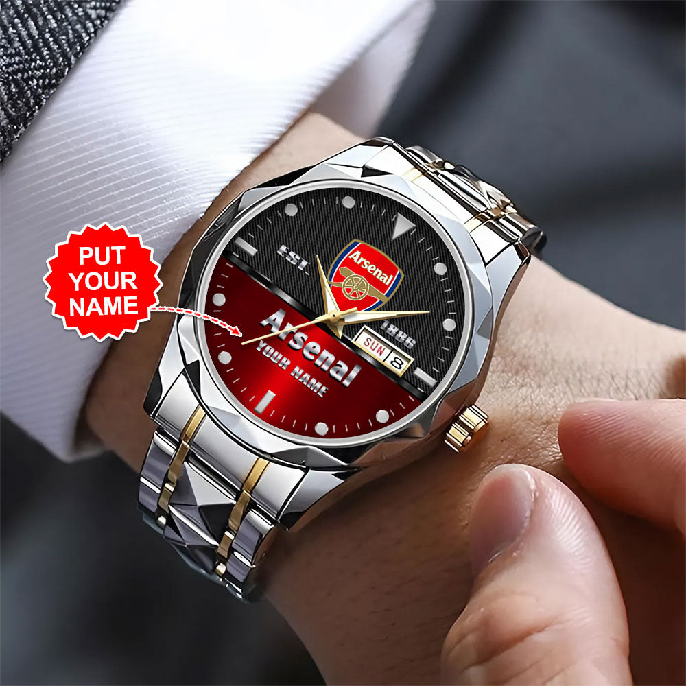 Personalized Arsenal FC Alloy Luxury Quartz Watch – TANTN15461