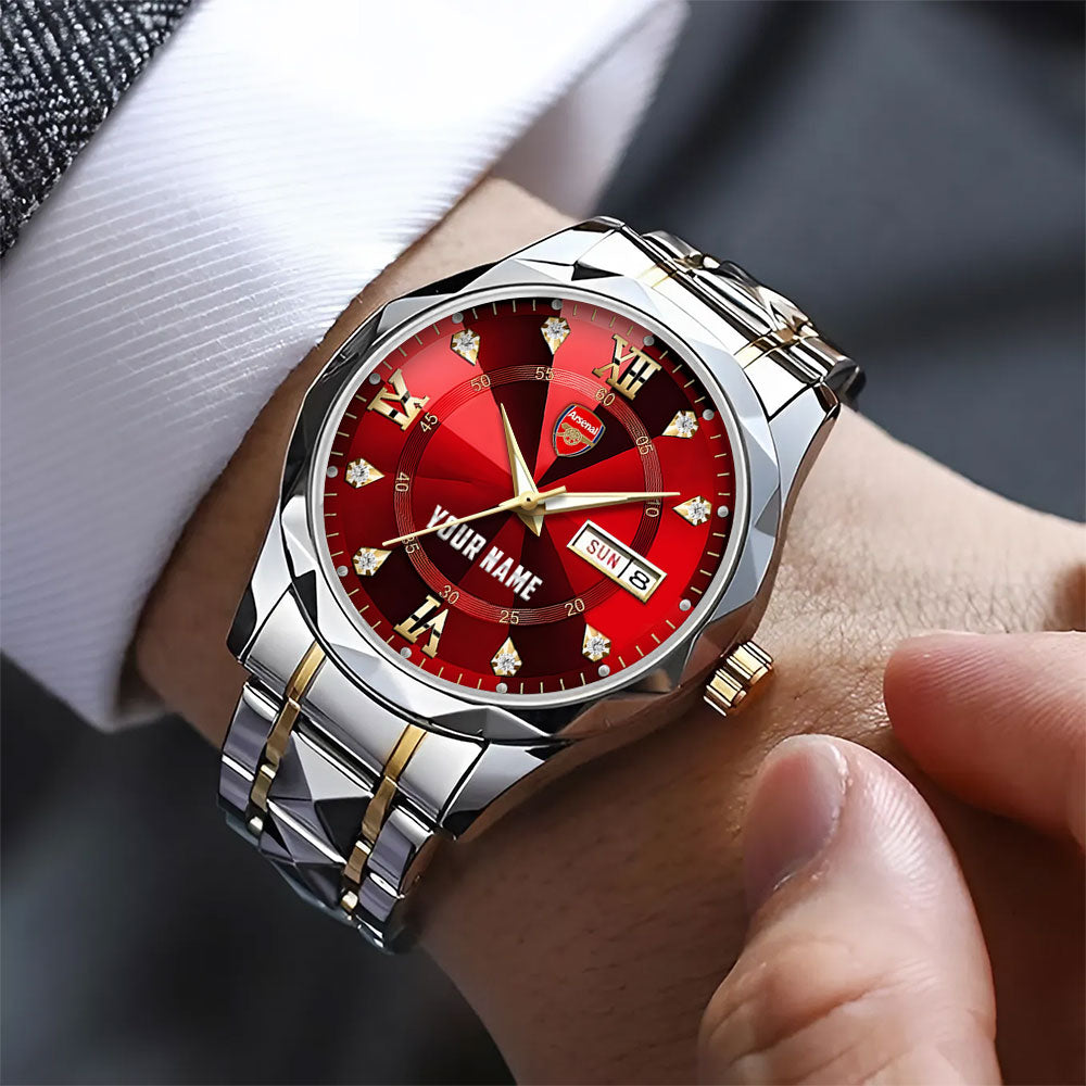 Personalized Arsenal FC Alloy Luxury Quartz Watch – TANTN23599