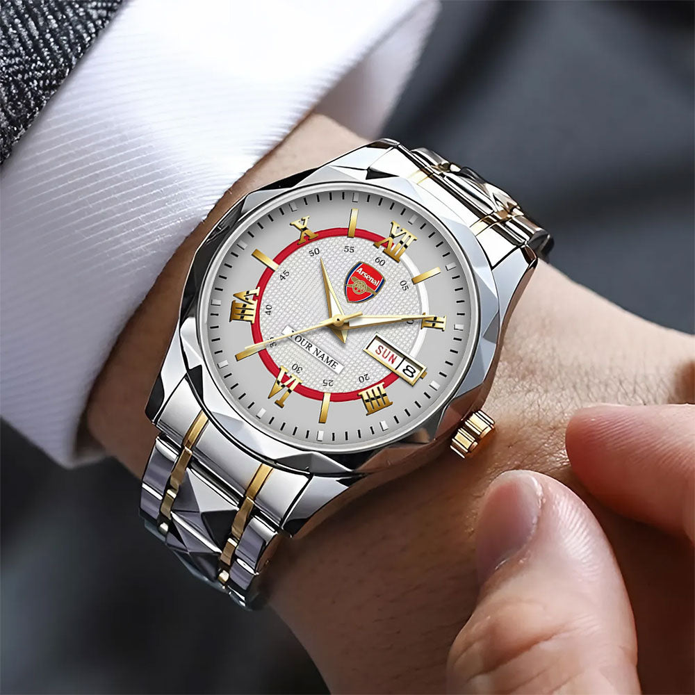 Personalized Arsenal FC Alloy Luxury Quartz Watch – TANTN23603