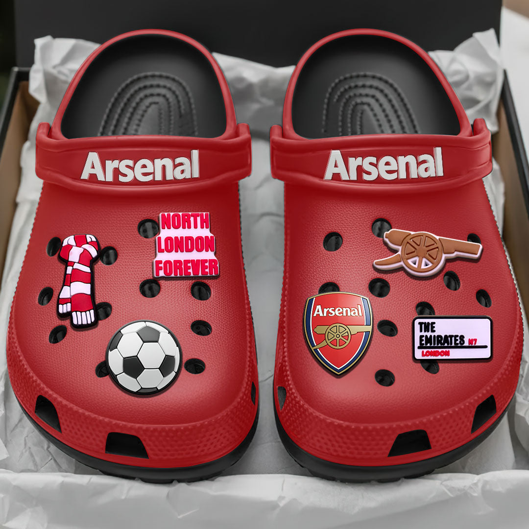 Arsenal FC Custom Clogs – HOATT15345