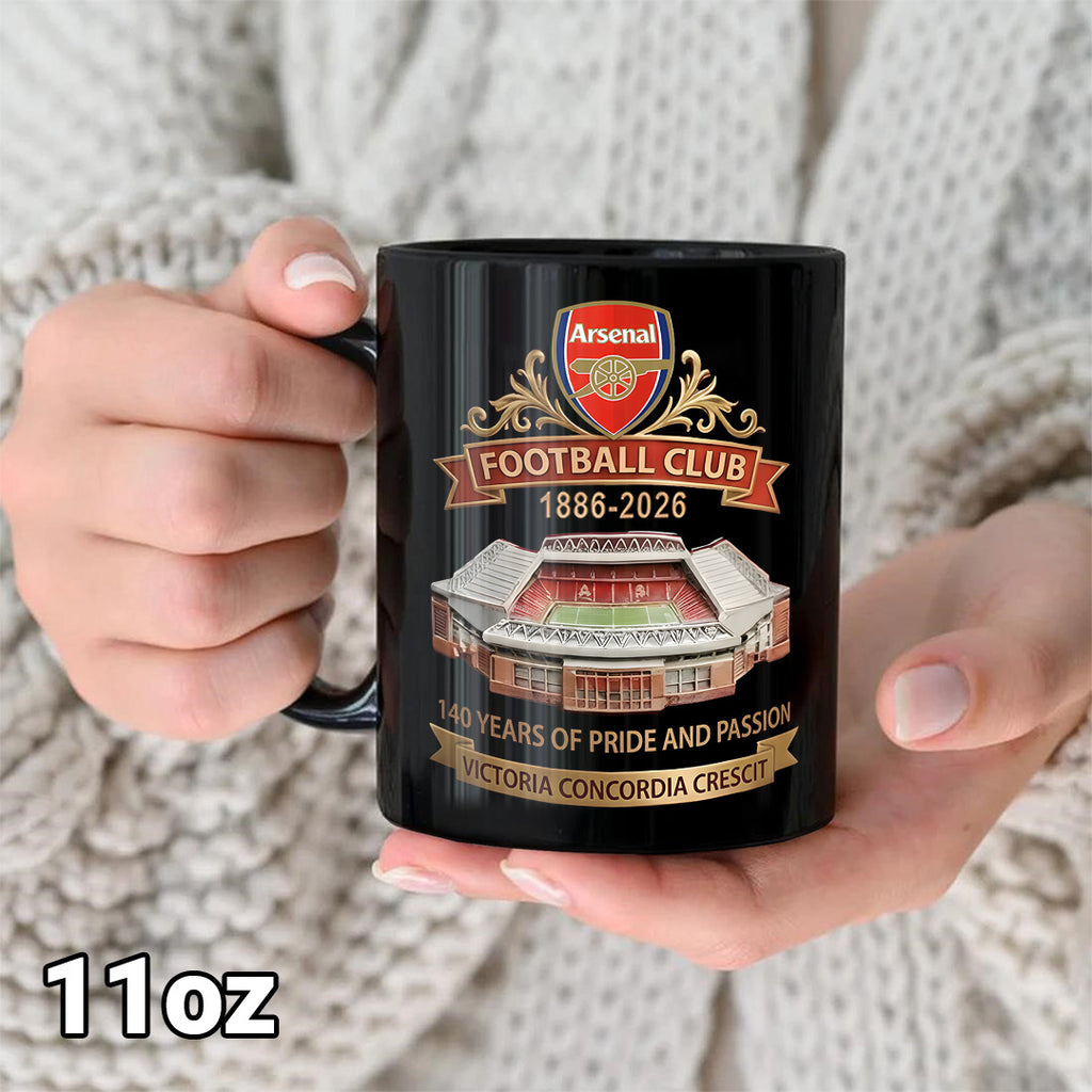 Arsenal FC 140 Years Ceramic Mug – MAITM14135