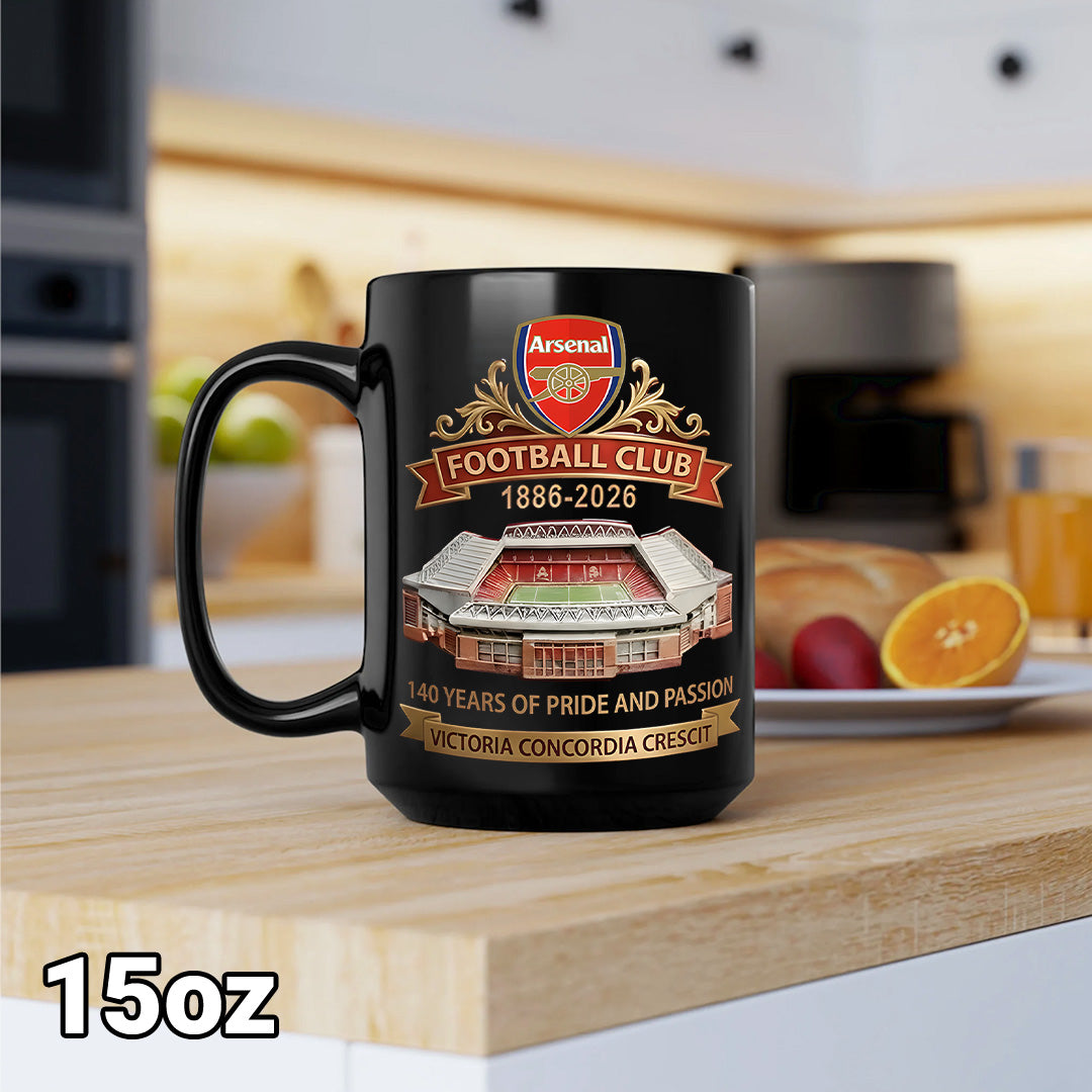 Arsenal FC 140 Years Ceramic Mug – MAITM14135